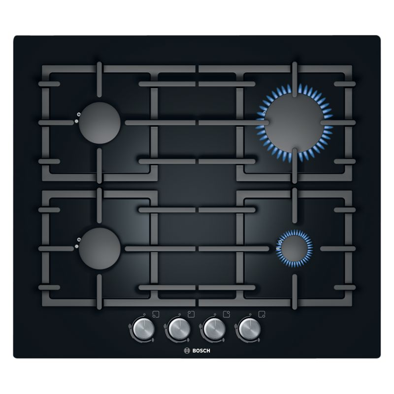 Bosch PPP616B91E Gas Hob, Black