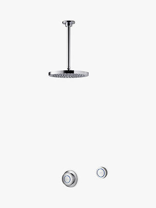 Aqualisa Rise XT Digital Concealed Gravity Pumped Shower with Ceiling Fixed Head
