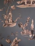 Osborne & Little Palais Chinois Wallpaper, Black, W6011-09