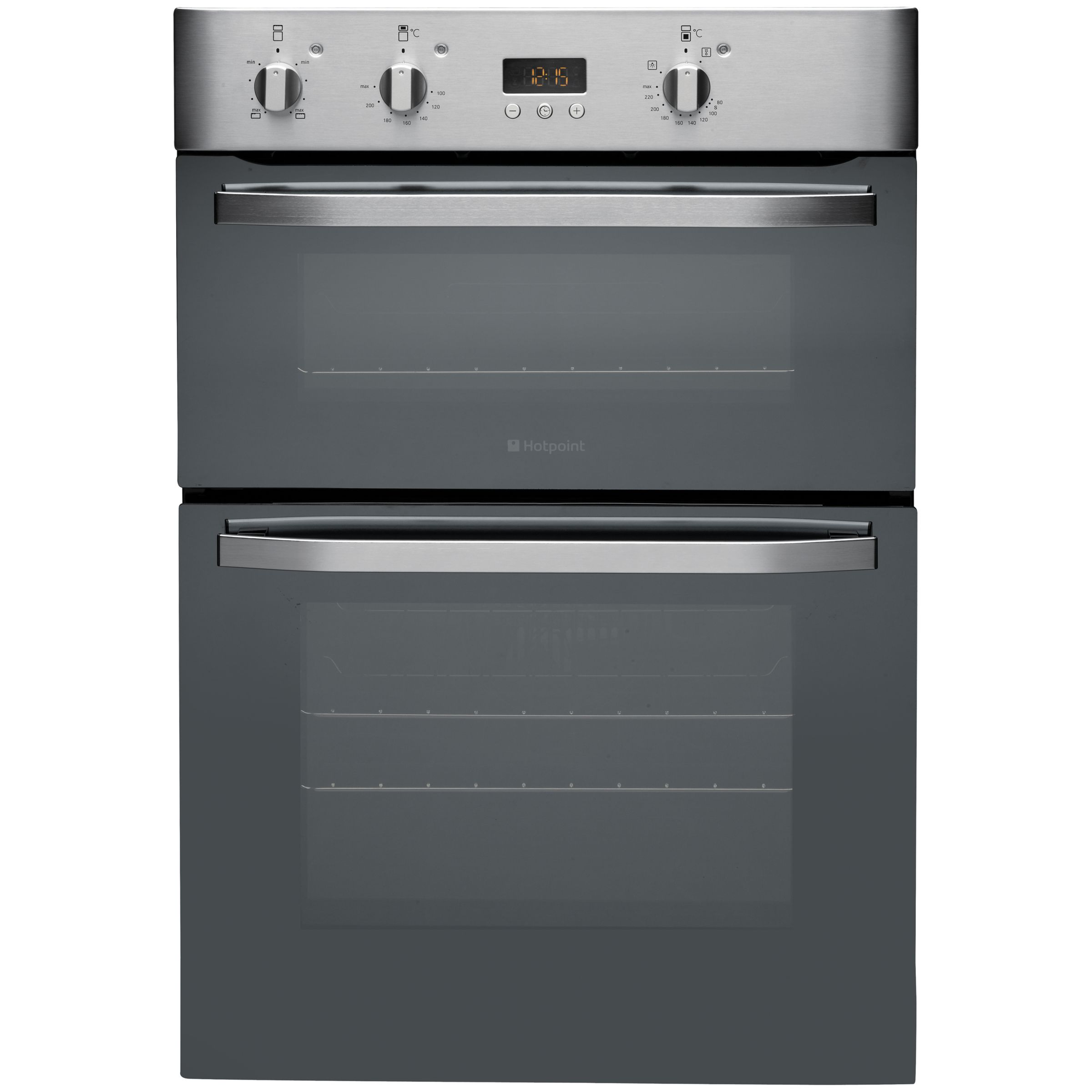 Hotpoint DHS53CXS Double Electric Oven, Stainless Steel