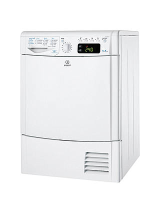 Indesit IDCE8450BH Condenser Tumble Dryer, 8kg Load, B Energy Rating, White