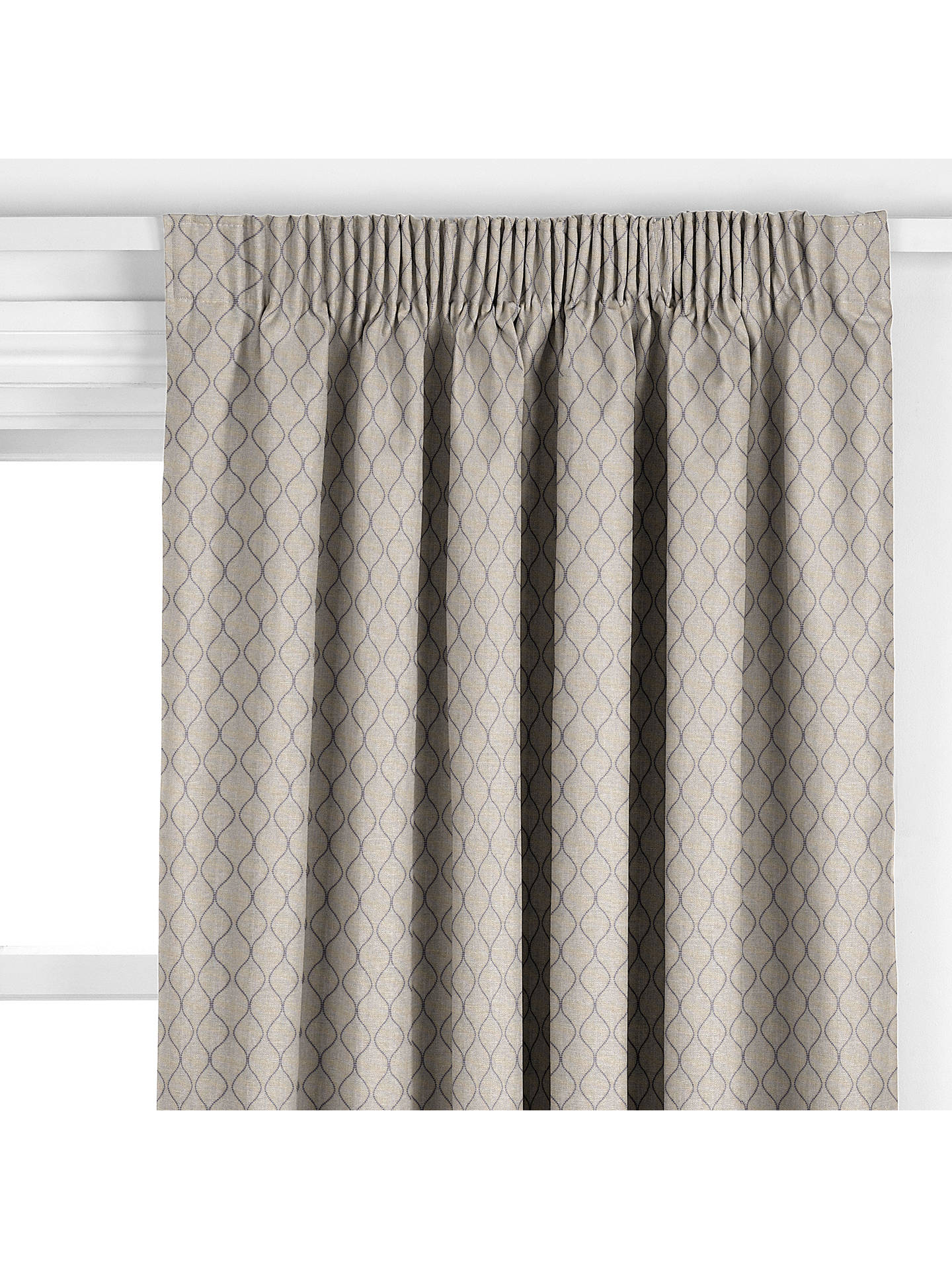 John Lewis Ellewood Knot Made to Measure Curtains, Denim