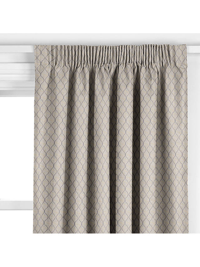 John Lewis Ellewood Knot Made to Measure Curtains, Denim