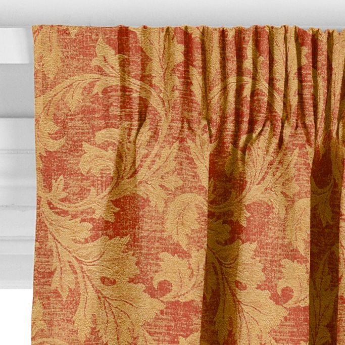 John Lewis Romance Made to Measure Curtains, Red