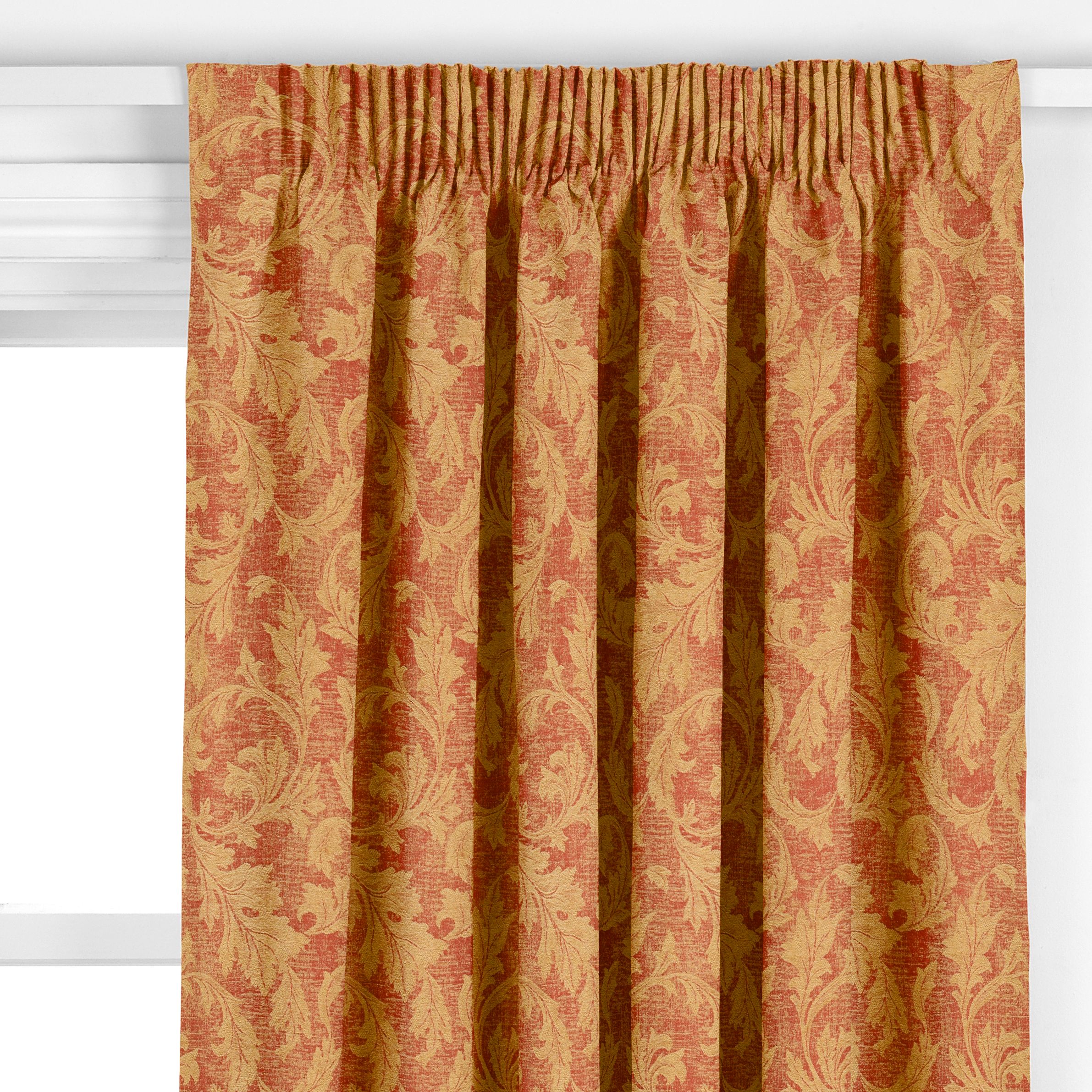 John Lewis Romance Made to Measure Curtains, Red