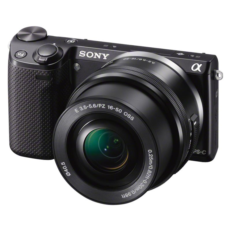 Buy Sony NEX-5T Compact System Camera with 16-50mm Lens, HD 1080p, 16.1MP, Wi-Fi, NFC, 3" LCD Screen Online at johnlewis.com