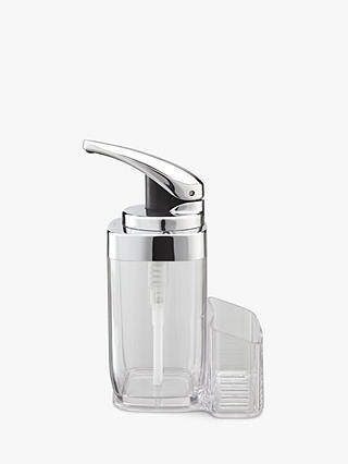 simplehuman Square Lever Soap Dispenser with Caddy