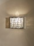 John Lewis Emilia Crystal Drum Wall Light