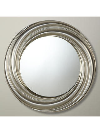 John Lewis & Partners Salon Swirl Mirror, Dia.68cm, Champagne