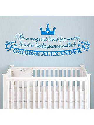 Megan Claire Personalised Little Prince Wall Sticker