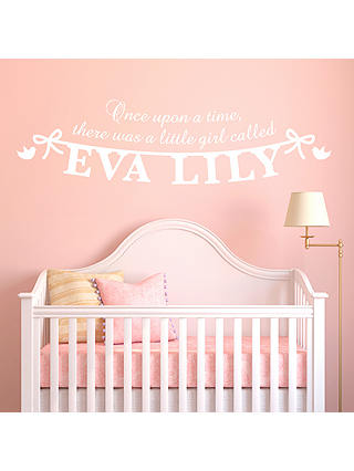 Megan Claire Personalised Little Girl Wall Sticker