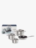 Le Creuset 3-Ply Stainless Steel Pan Set, 4 Piece