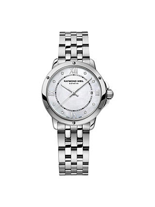 Raymond Weil 5391-ST-00995 Women's Tango Mother of Pearl Stainless Steel Bracelet Strap Watch, Silver