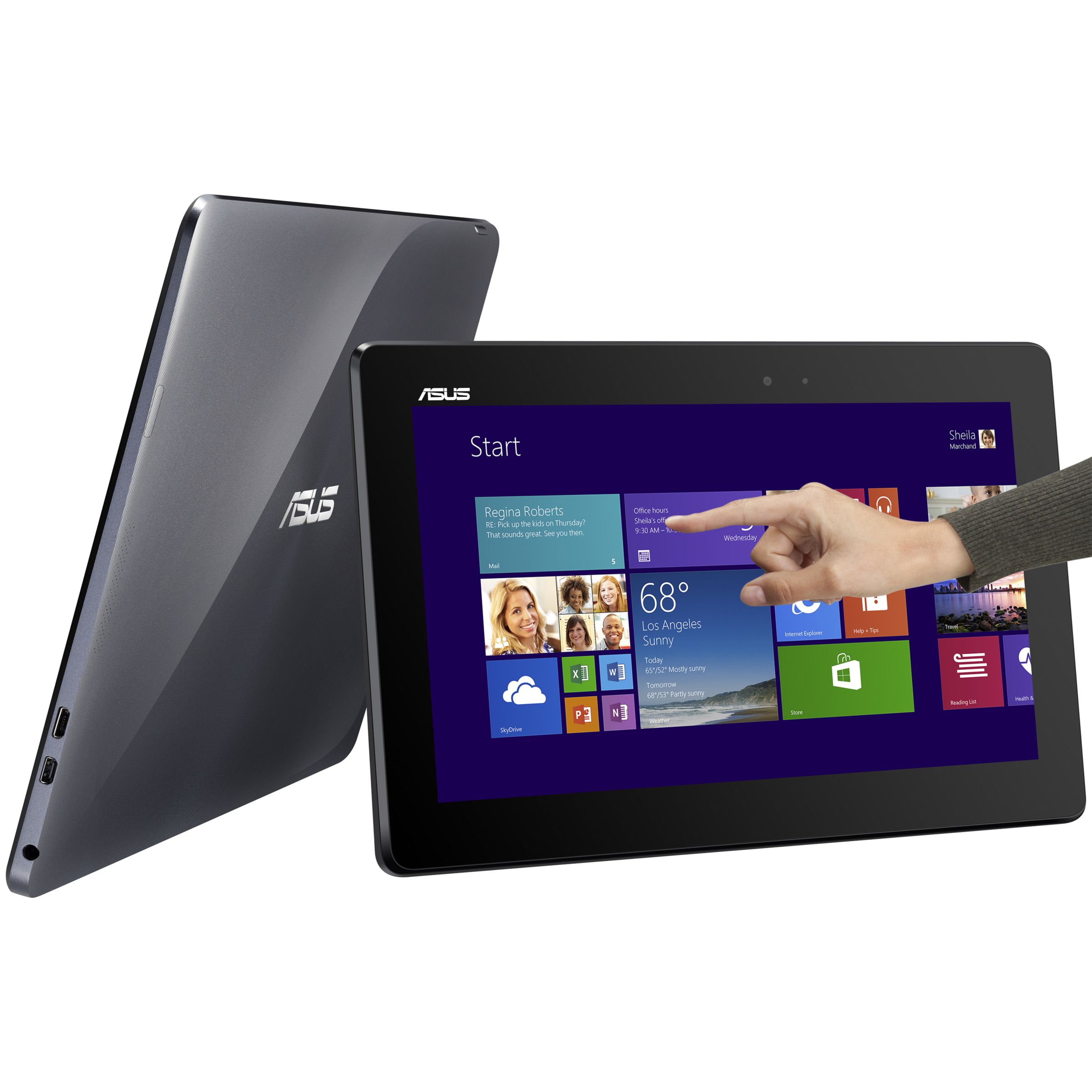 Asus Transformer Book T100TA Convertible Tablet Laptop, Intel Atom, 2GB RAM, 32GB, Windows 81 & Microsoft Office 2013, 101" Touch Screen
