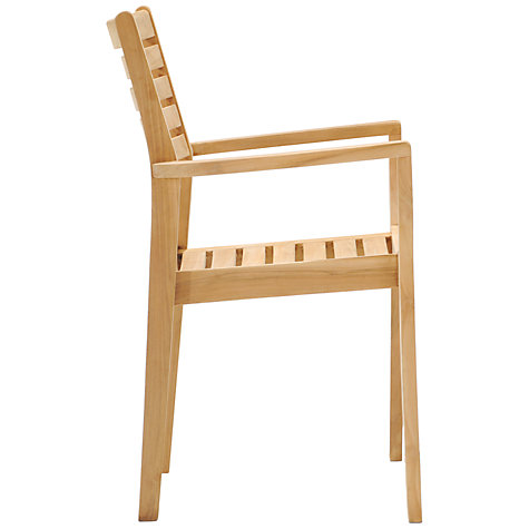 Buy John Lewis Longstock Stacking Garden Chair, FSC 