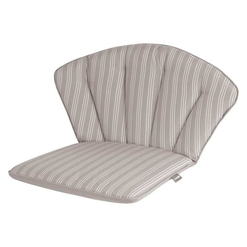 John Lewis Henley by Kettler Round Chair Cushion, Grey