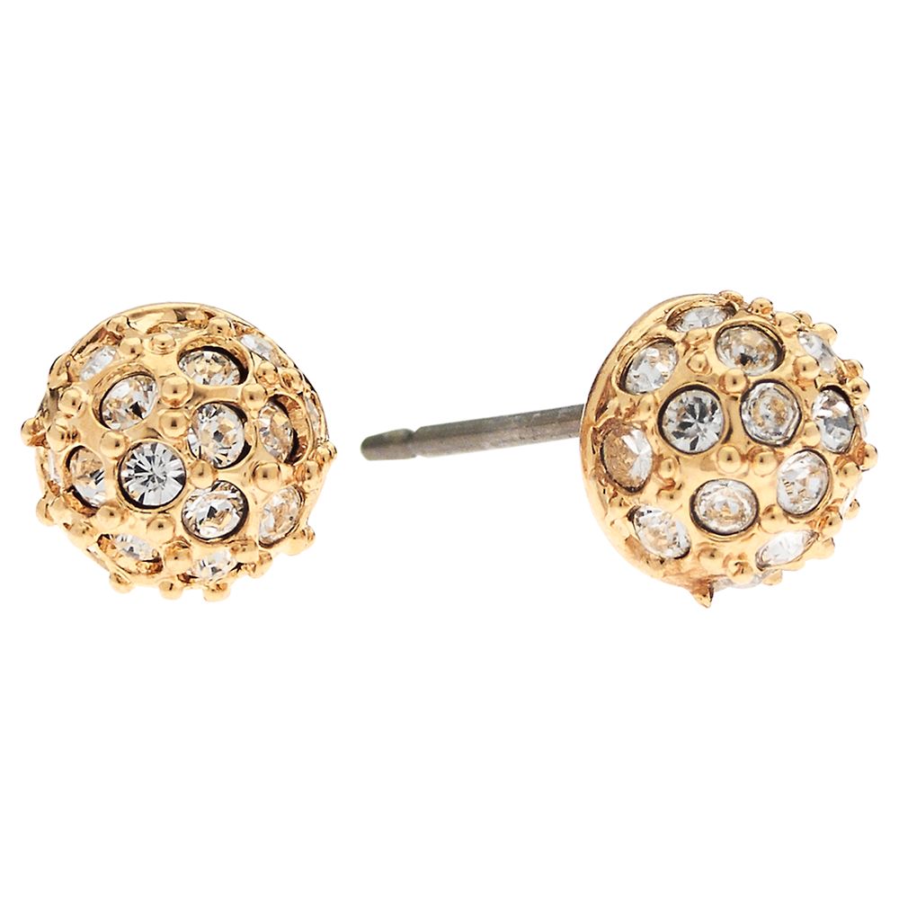 Cachet Rose Gold Plated Swarovski Crystal Pave Small Earrings