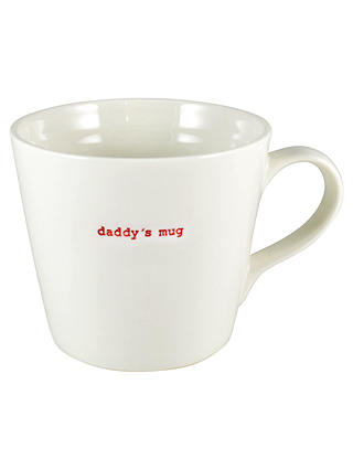 Keith Brymer Jones Word 'Daddy's Mug' Large Bucket Mug