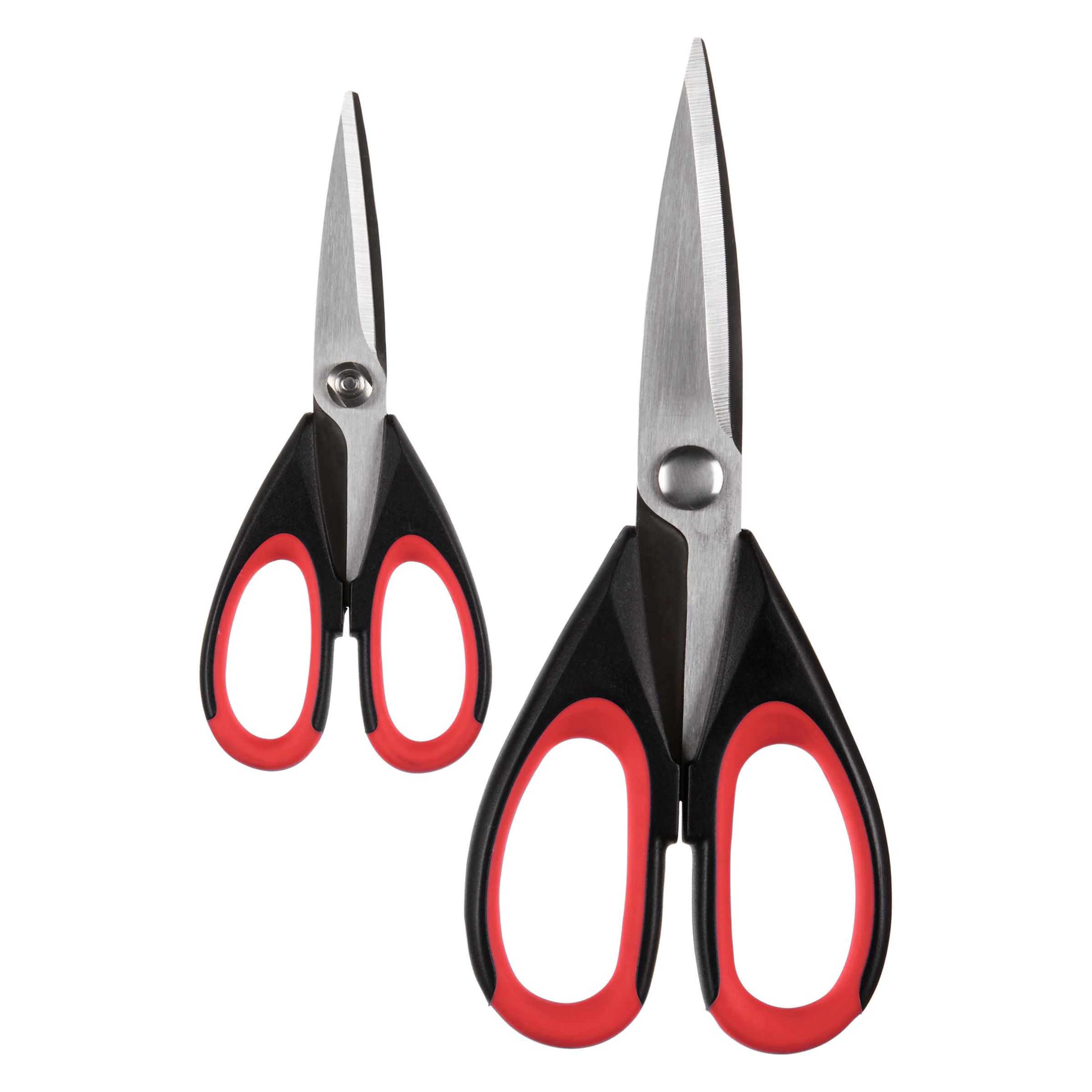 John Lewis & Partners Scissors Set, 2 Pieces, Red