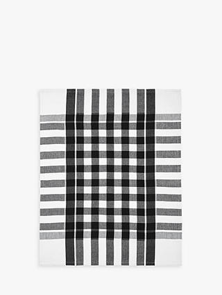 John Lewis & Partners The Basics Tea Towels, Set of 2, Black