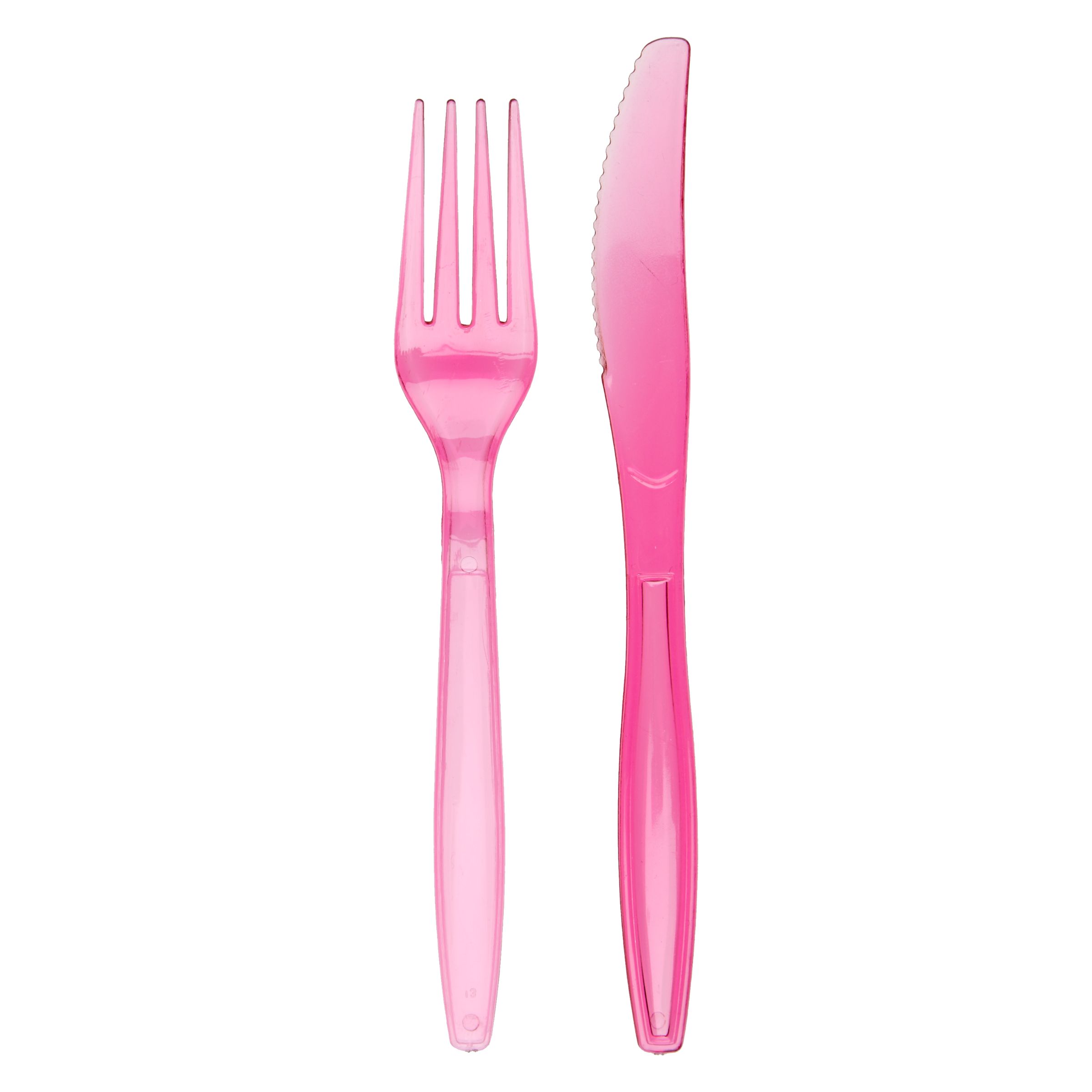 Duni Cutlery Set, Pack Of 20, Pink