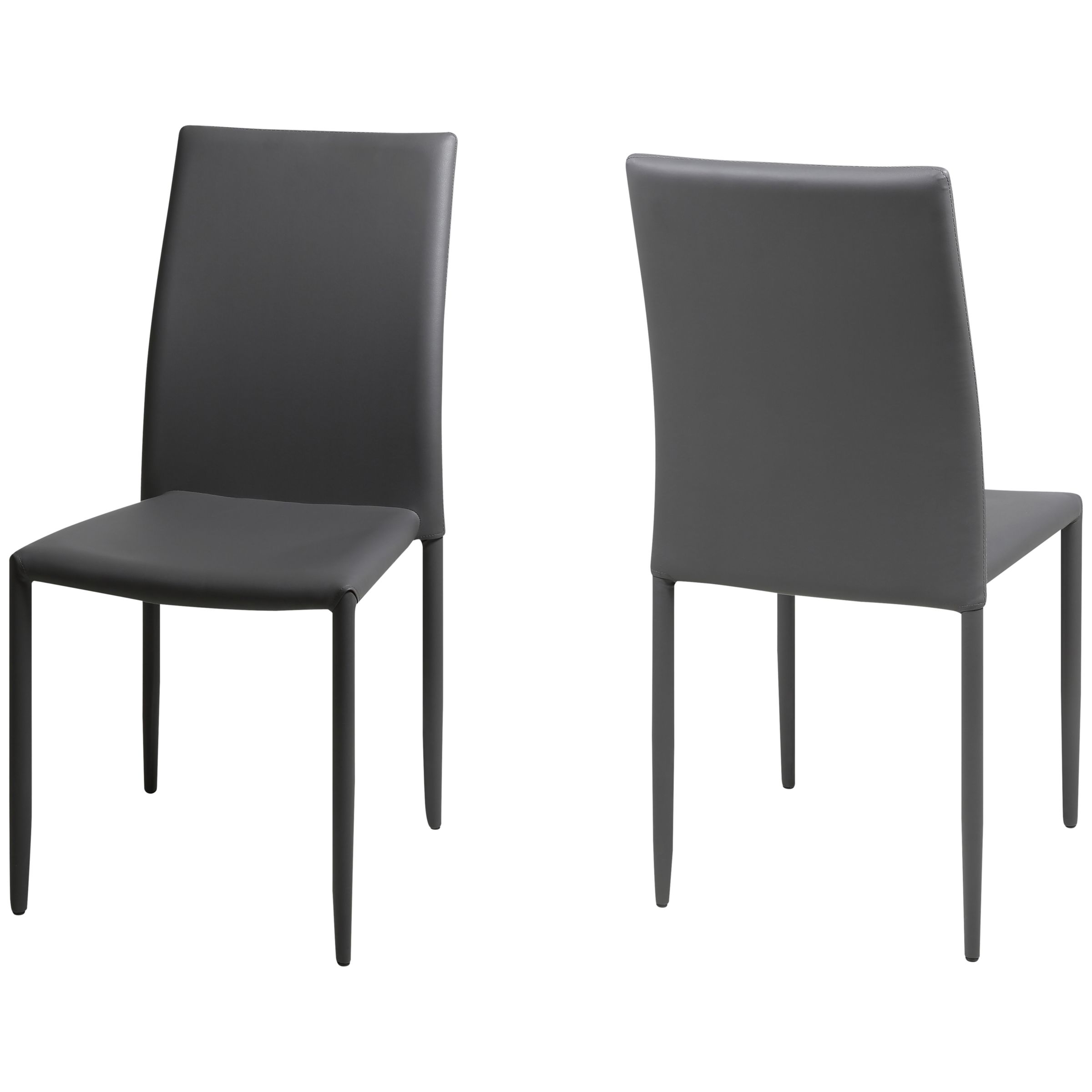 John Lewis & Partners Piana Dining Chairs, Set of 2, Grey