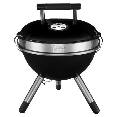 Jamie Oliver The Park Portable Charcoal Barbecue, Black
