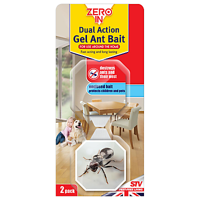 Zeroin Dual Action Ant Bait Gel, Pack of 2