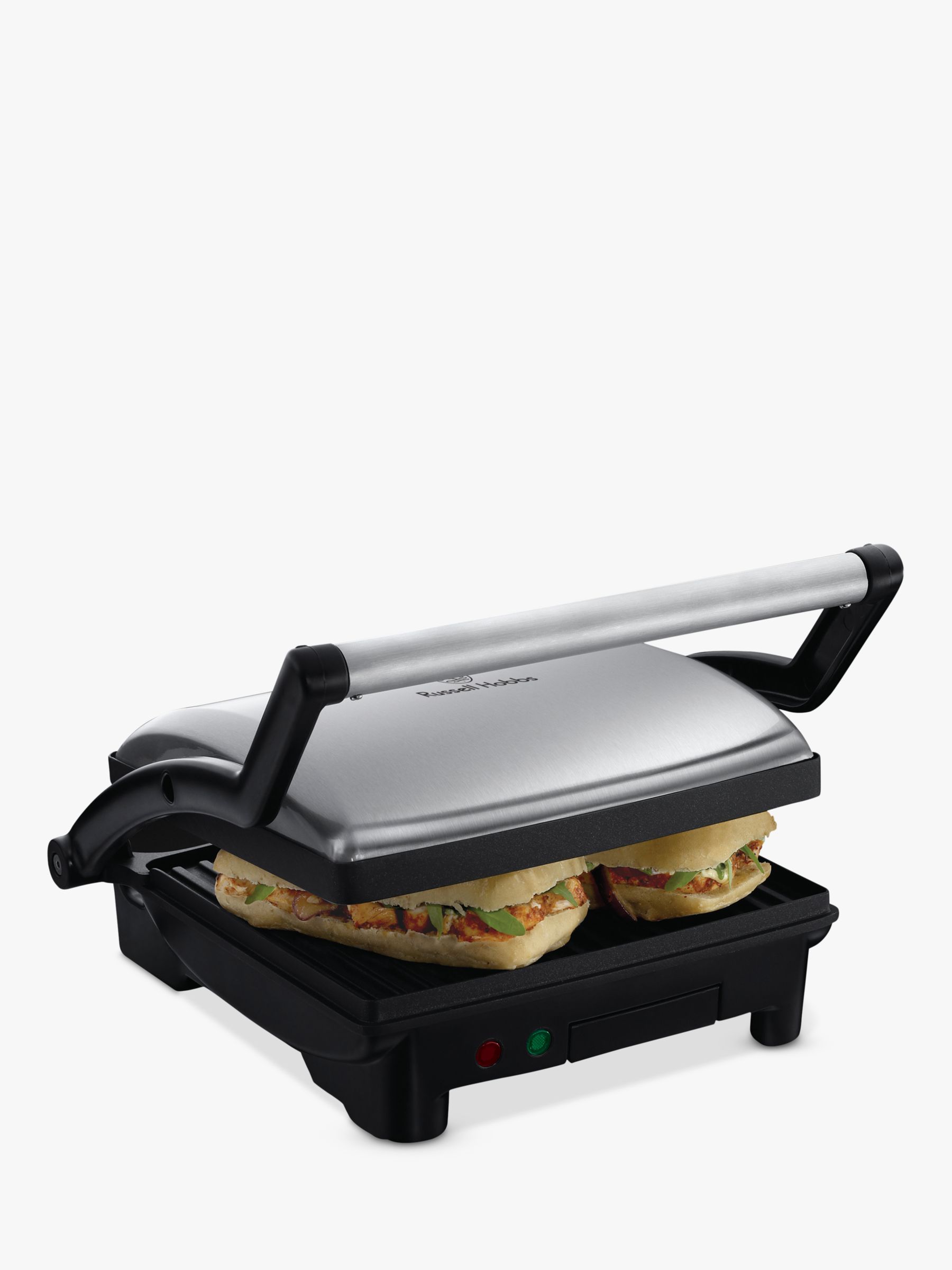 Russell Hobbs Cook at Home 3-in-1 Panini Maker, Grill and Griddle