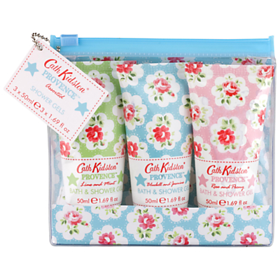 shop for Cath Kidston Provence Assorted Shower Gels, Pack of 3 at Shopo