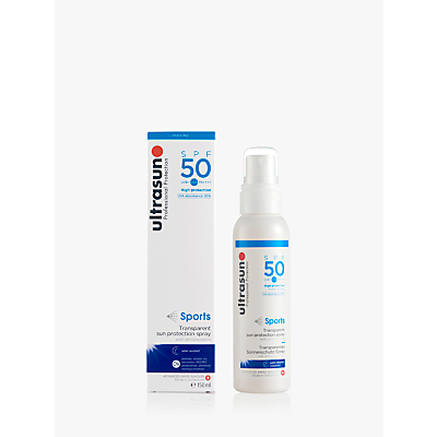 shop for Ultrasun SPF 50 Sports Transparent Sun Protection Spray, 150ml at Shopo
