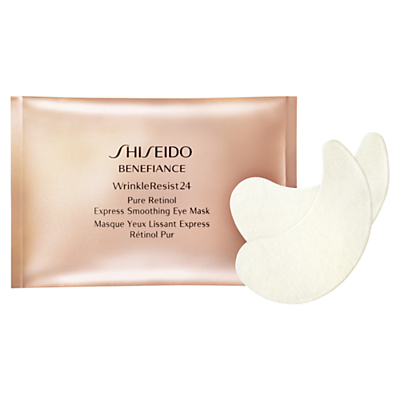 shop for Shiseido Benefiance WrinkleResist24 Smoothing Eye Mask, Pack of 12 at Shopo