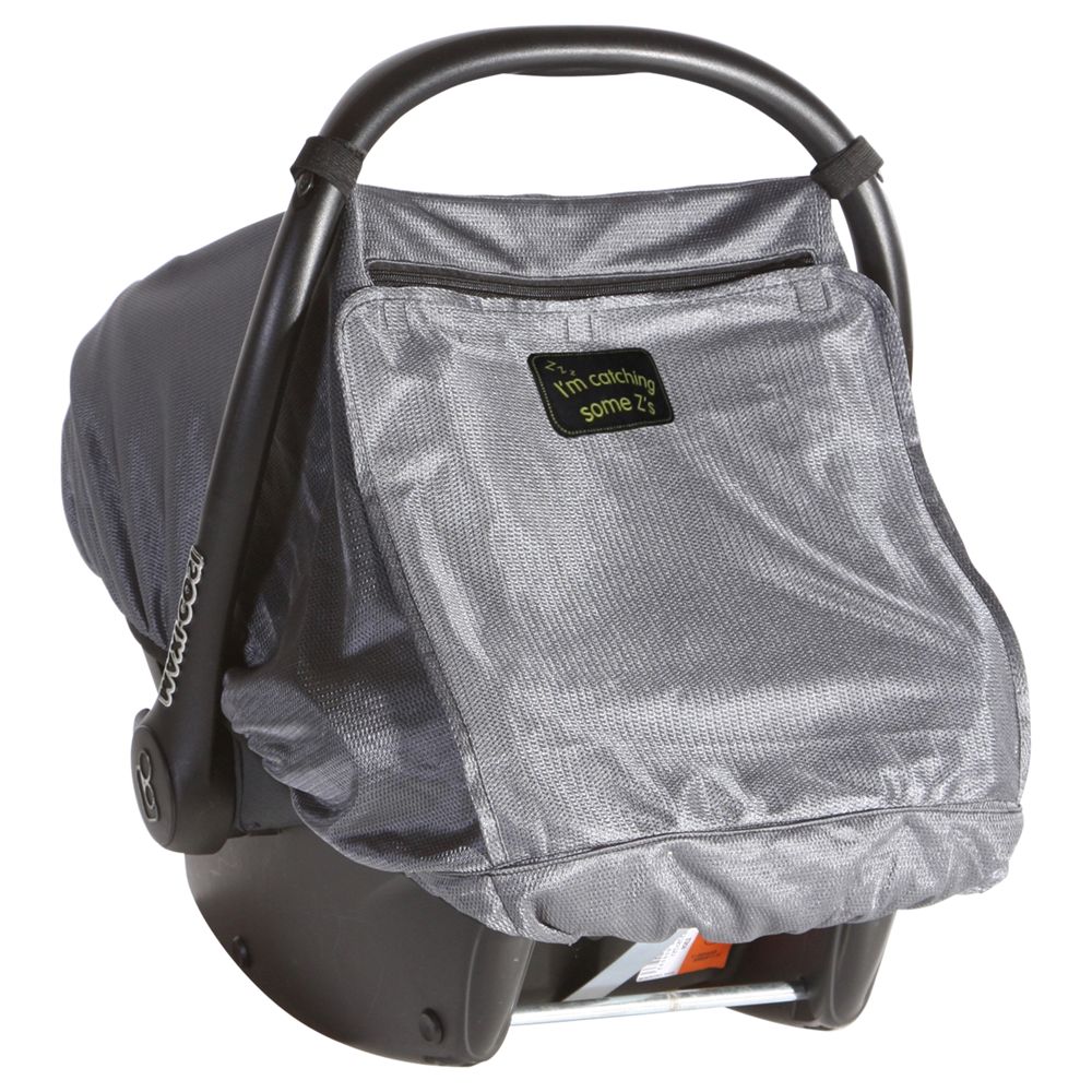 SnoozeShade Deluxe for Infant Car Seats, Silver