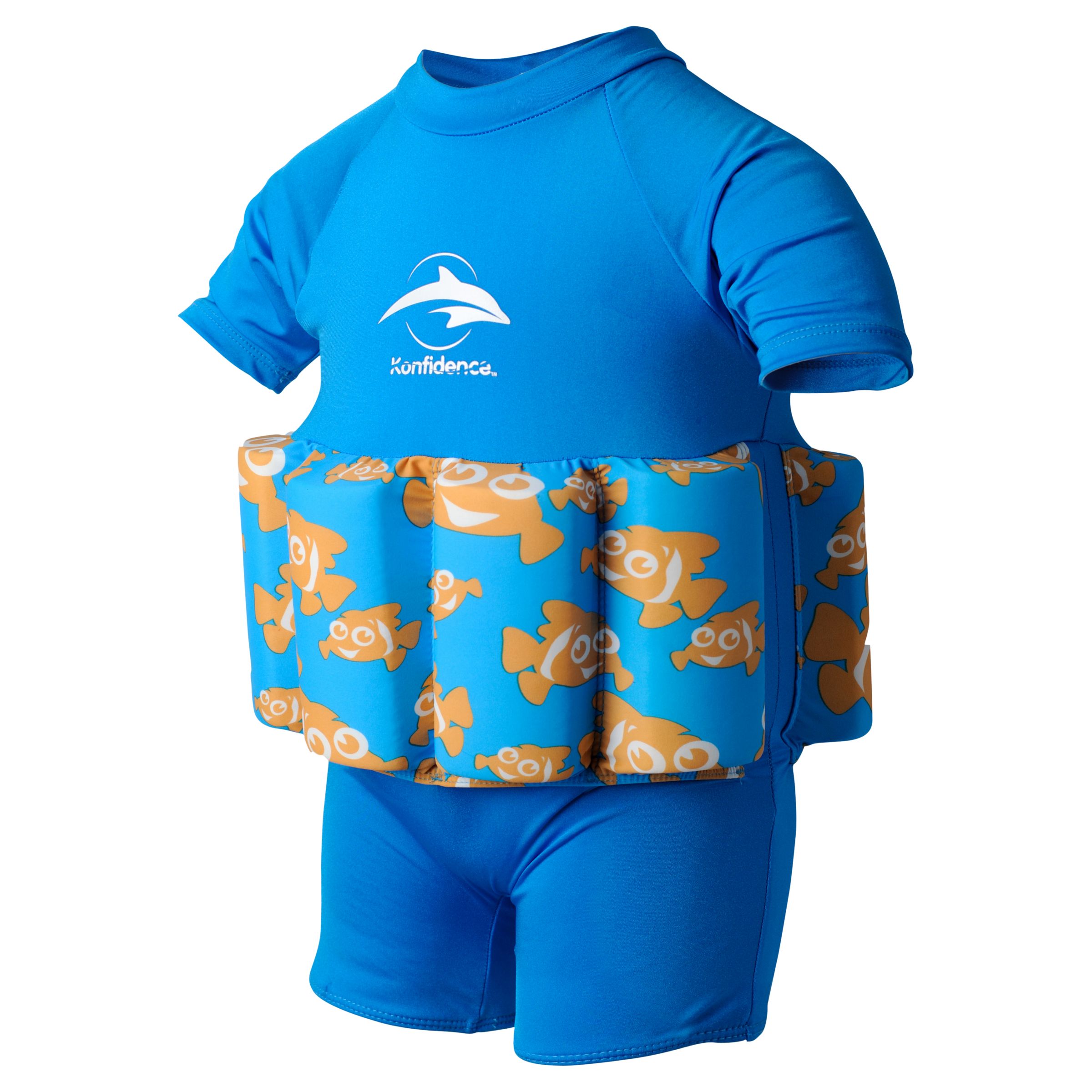 Konfidence Baby Clownfish Floatsuit, Blue