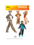 Simplicity Children Costume Dressmaking Leaflet, 2855, A