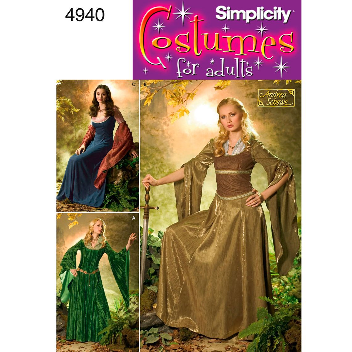 Simplicity Costume Dressmaking Leaflet, 4940