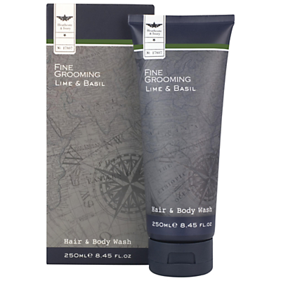 shop for Heathcote & Ivory Fine Grooming Lime and Basil Hair & Body Wash , 250ml at Shopo