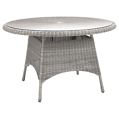 KETTLER Round 4 Seater Synthetic Wicker Outdoor Dining Table