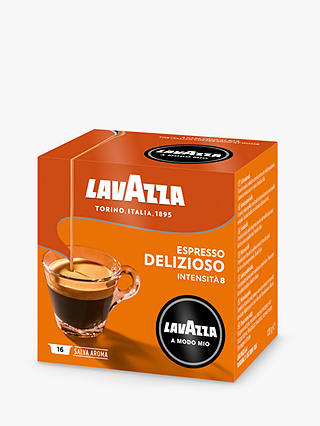 Lavazza Delizioso A Modo Mio Espresso Capsules, Pack of 16