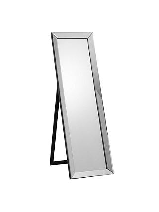 Luna Cheval Mirror, 155 x 48cm, Clear