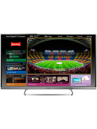 Panasonic Viera TX-47AS650B LED HD 1080p 3D Smart TV, 47", Freeview HD with freetime