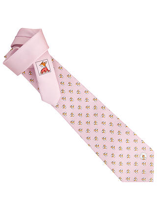 Thomas Pink Bumble Bee Printed Tie, Pale Pink