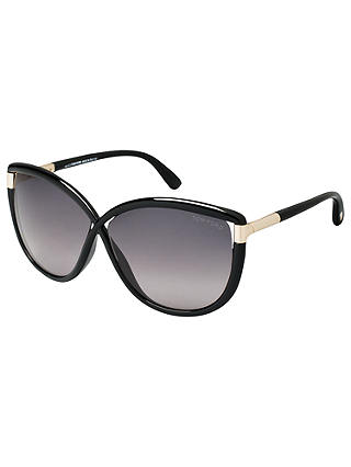 TOM FORD FT0327 Butterfly Sunglasses, Black/Grey