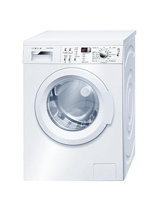 Bosch WAQ283S1GB Freestanding Washing Machine, 8kg Load, A+++ Energy Rating, 1400rpm Spin, White