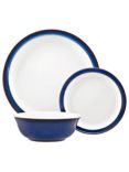 Denby Imperial Blue Stoneware Dinnerware Set, 12 Piece