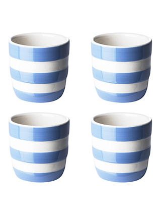 Cornishware Egg Cup, Set of 4, Blue/White