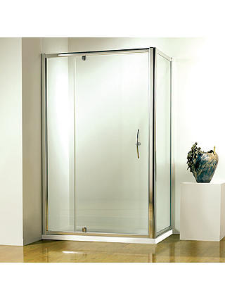 John Lewis & Partners 120 x 80cm Shower Enclosure with Pivot Front Door