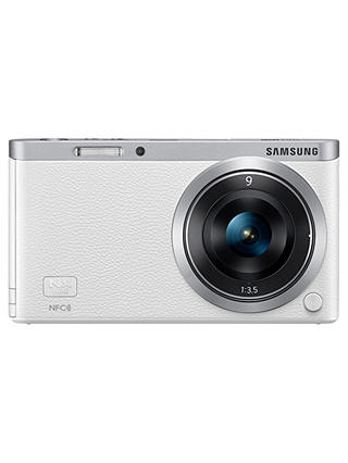 Samsung NX Mini Compact System Camera with 9mm Lens, HD 1080p, 20.5MP, Wi-Fi, NFC, 3” Touch Screen and Adobe Photoshop Lightroom