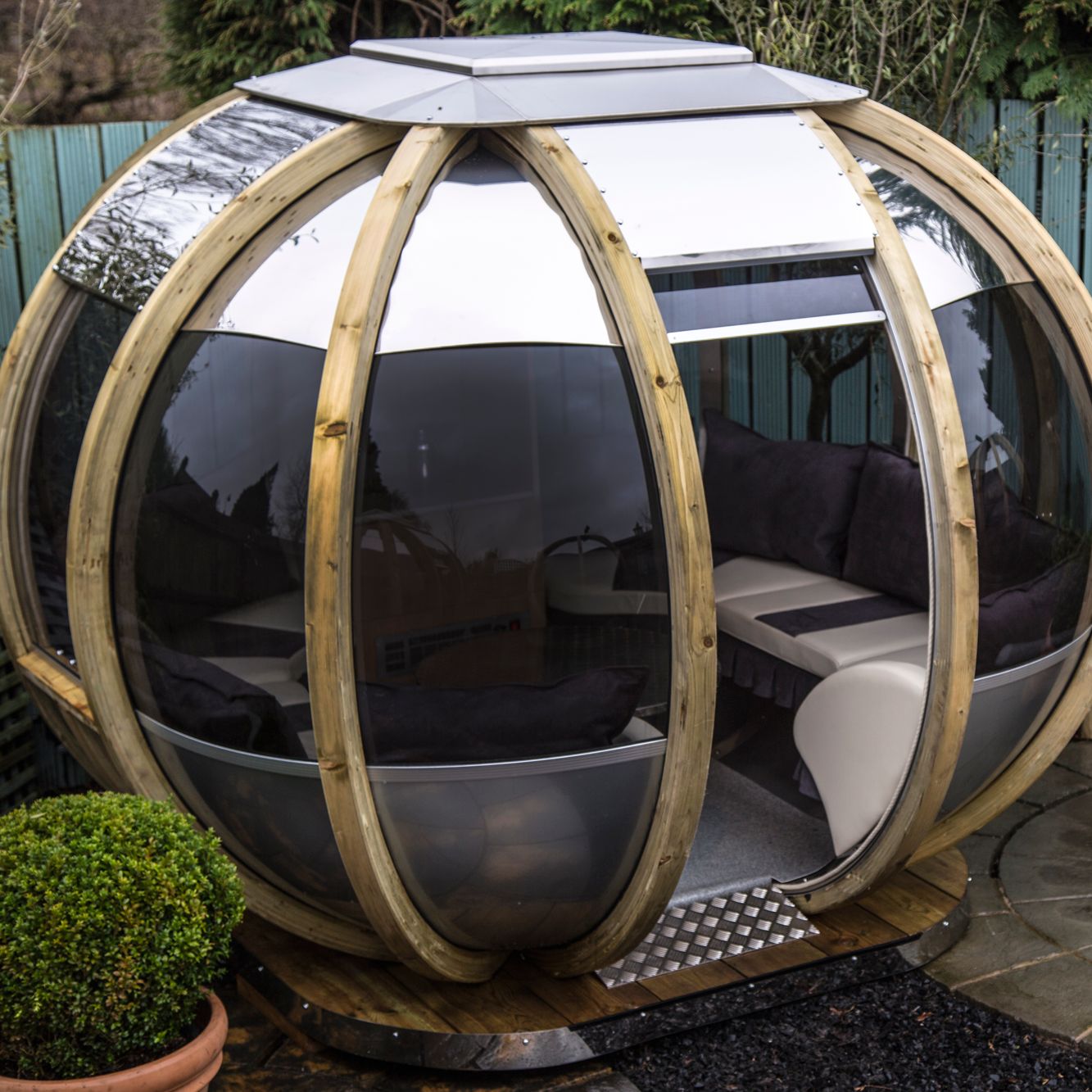 Buy Farmer's Cottage Round PavilionSummer House Sphere, 3 x 3m Online 
