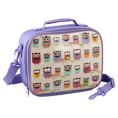Give A Hoot Lunch Bag, Purple